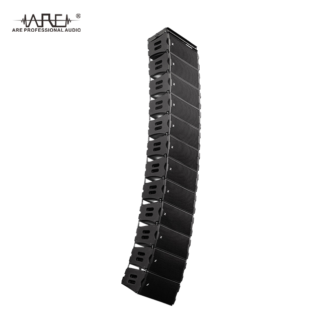 ARE AUDIO dual 12 inch outdoor line array compact and powerful line array speaker for outdoor events