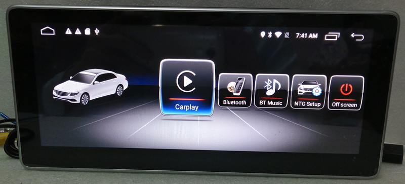 Ouchuangbo GPS navigation audio radio for Benz C 2008-2010 support BT MP3 mirror link android 8.1 OS 4+64