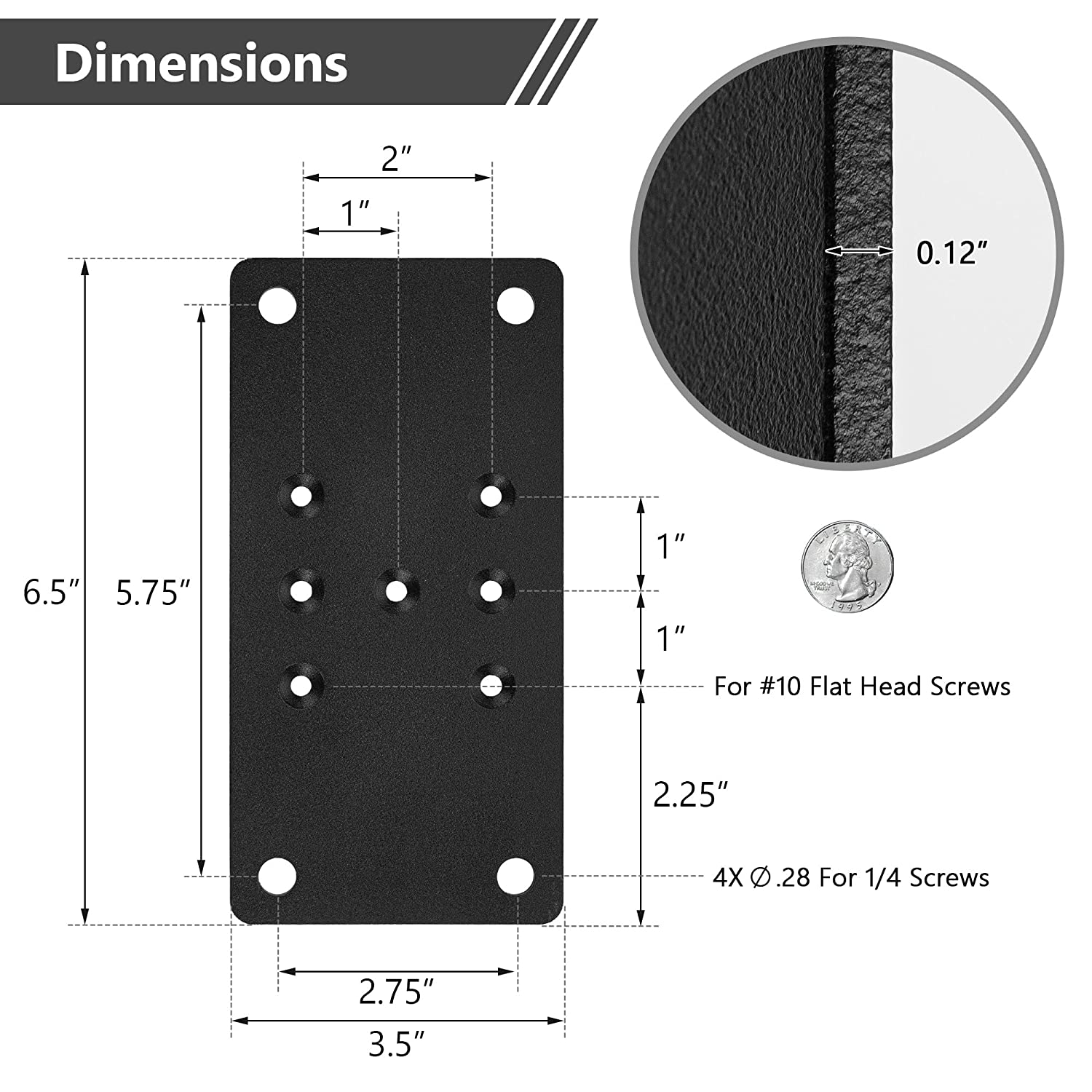Nonstandard Post Anchor Base Steel Plate for 2x4 4x4 Deck Railing Wood Fence Mail Post Bracket Mounting