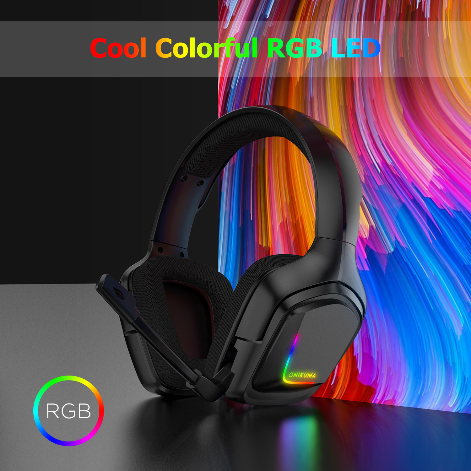 ONIKUMA k20 Wired Stereo Gaming Headset Gamer Headphones for PS4
