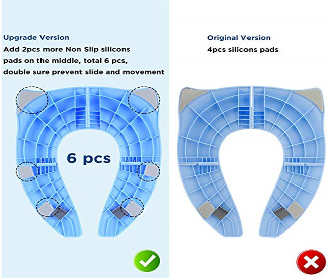 Owl Shape Foldable Baby Toilet Seat Toddler Potty Training For Boys And Girls