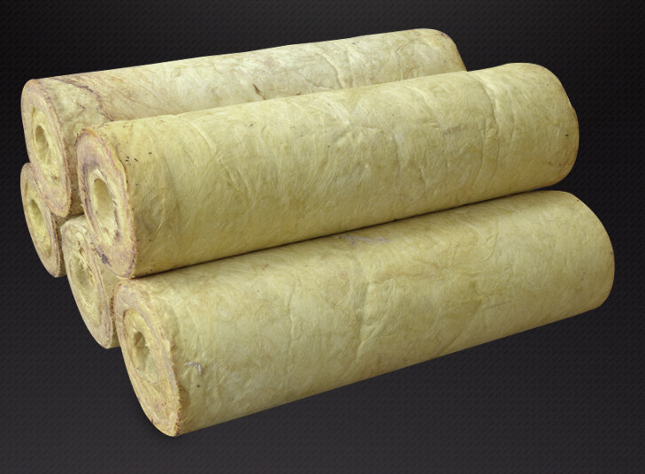 Light Weight Waterproof Fireproof Rockwool Tube Insulation Material 80mm