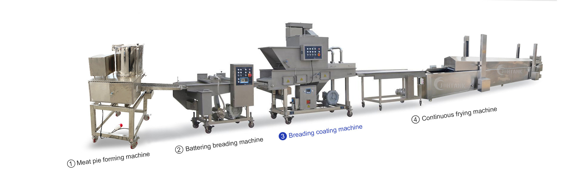 Automatic Batter Breading Machine For Fried Onion Rings Chicken Tempura