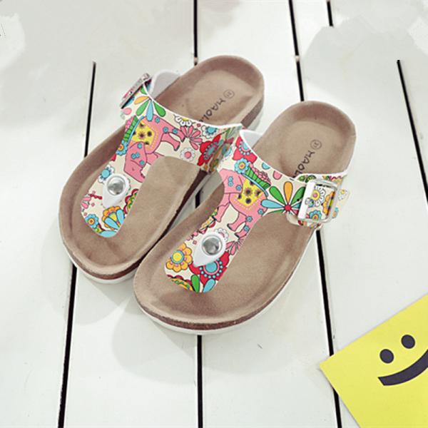 Comfortable Kids Sandals Flip Flops Anti Slip Sole Sandals With Adjustable