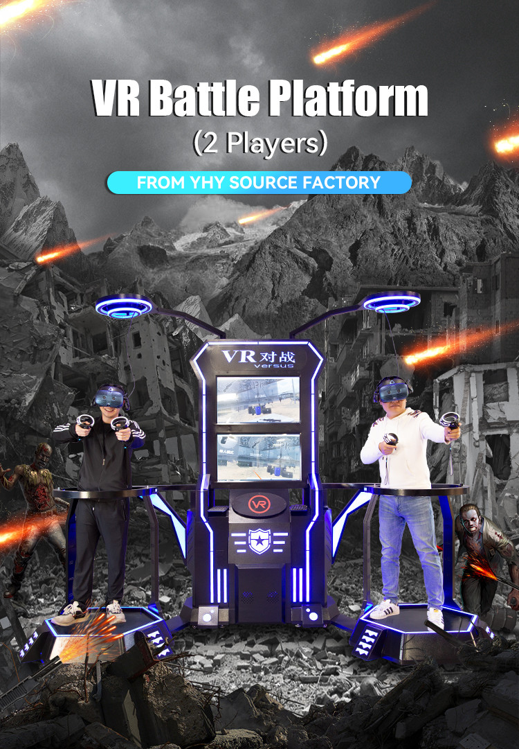 Indoor Vr Gaming Platform 9d VR Flight Shooting Game Simulator