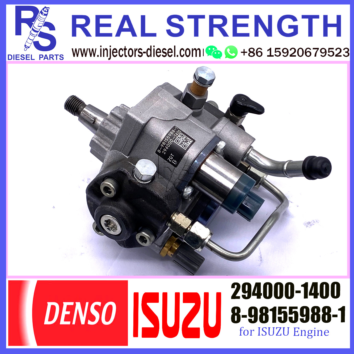 294000-1400 NEW DENSO COMMON RAIL PUMP SUIT for ISUZU D-MAX 4JJ1 8-98155988-1