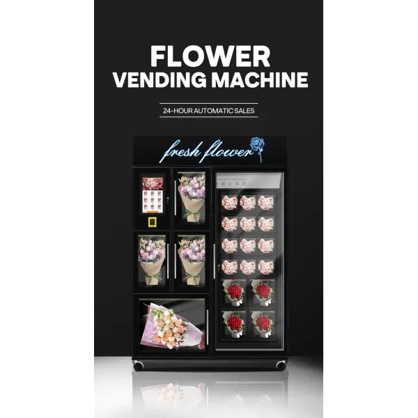 Haloo Vending Machine Supplie R20 Locker Touch Screen Flower Vending Machine 9