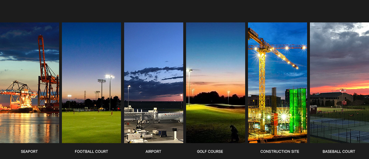 ODM Outdoor LED Sports Lights Waterproof RGBW LED Amusement Lighting