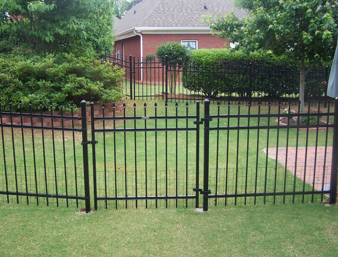 Spear Top Steel Single Gates , 1.8mx2.4m Fencing Tubular Steel