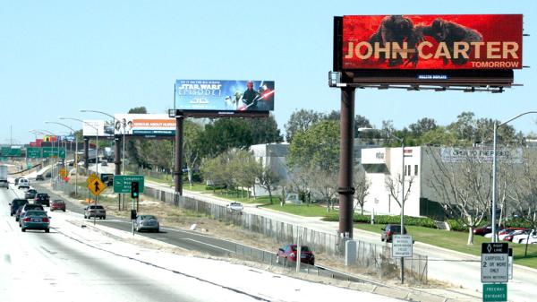 Outdoor Hoardings Advertising Unipoles Billboard Advertising Sign Frame