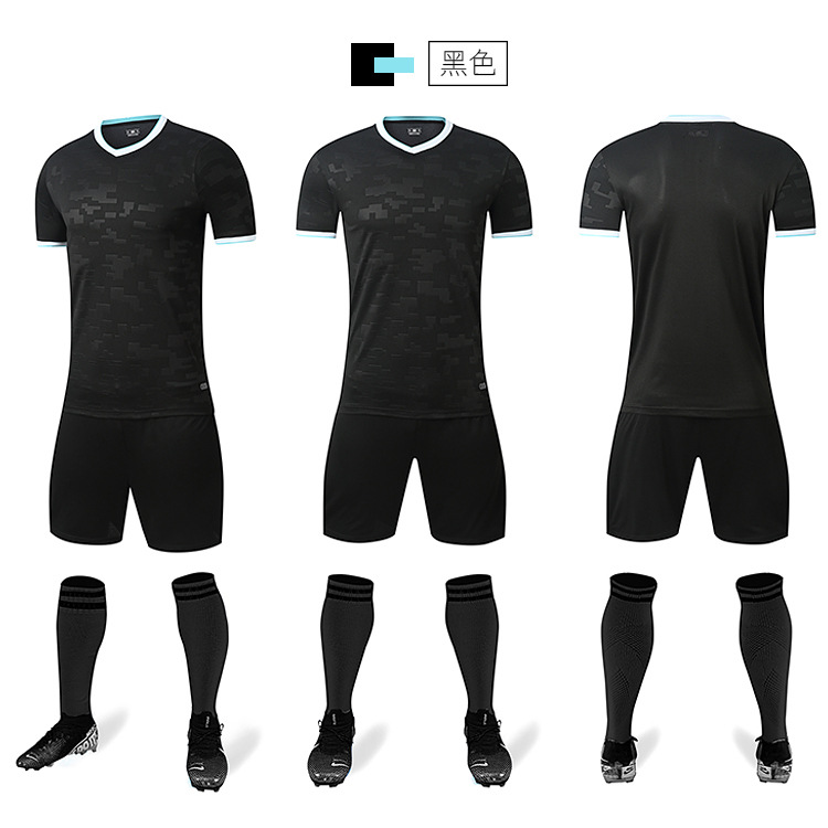 Polyester Material Cheap high quality Soccer Uniform Set soccer jersey top shorts custom logo custom soccer jersey