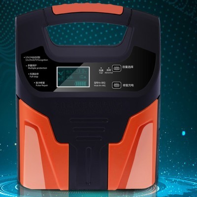Autotecognition 3A 6A 10A Lead Acid Battery Charger Adjustable With Lcd Display