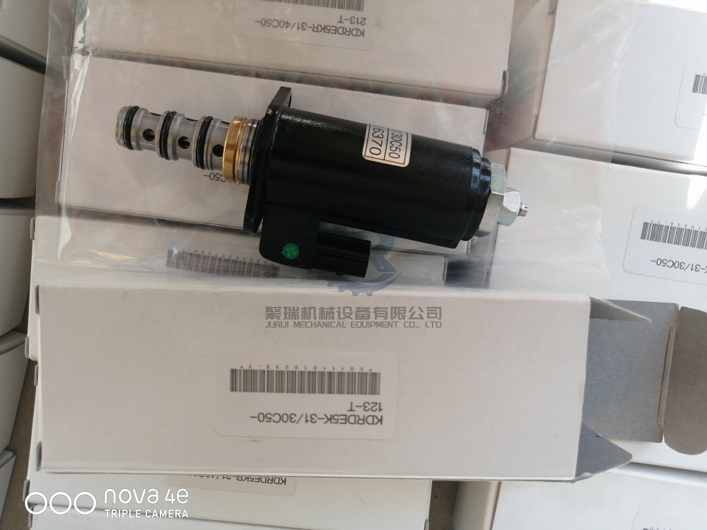YN35V00052F1 Excavator Solenoid Valve For SK200-8 SK250-8 SK350-8 Hydraulic Pump Spare Parts