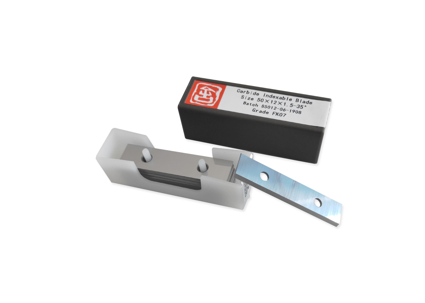 Durable Carbide Grooving Inserts / Cemented Carbide Inserts 40mmX12mmX1.5mm