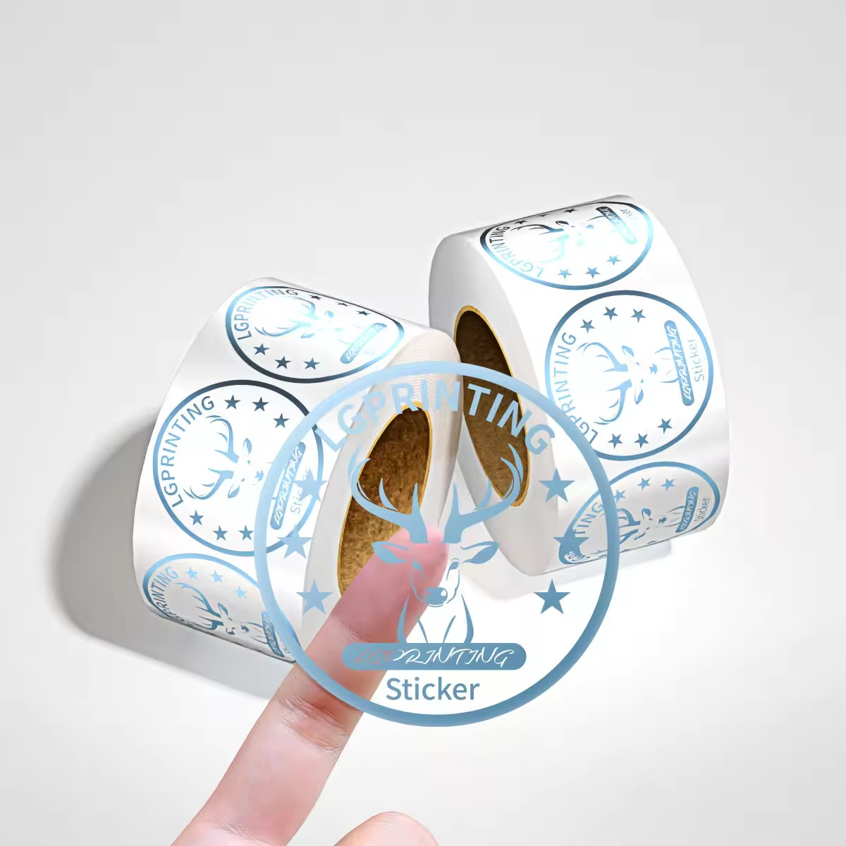 Waterproof Permanent Adhesive Anti Counterfeiting Label Customized