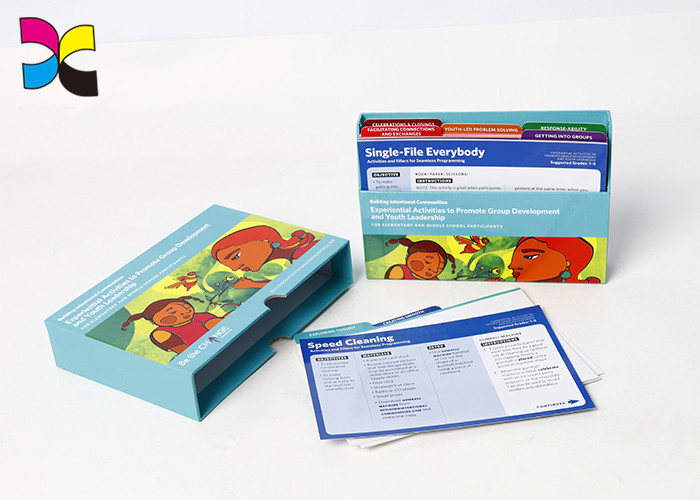 Colorful Photo Greeting Card Printing Services With Logo Corrugated Board Paper Type