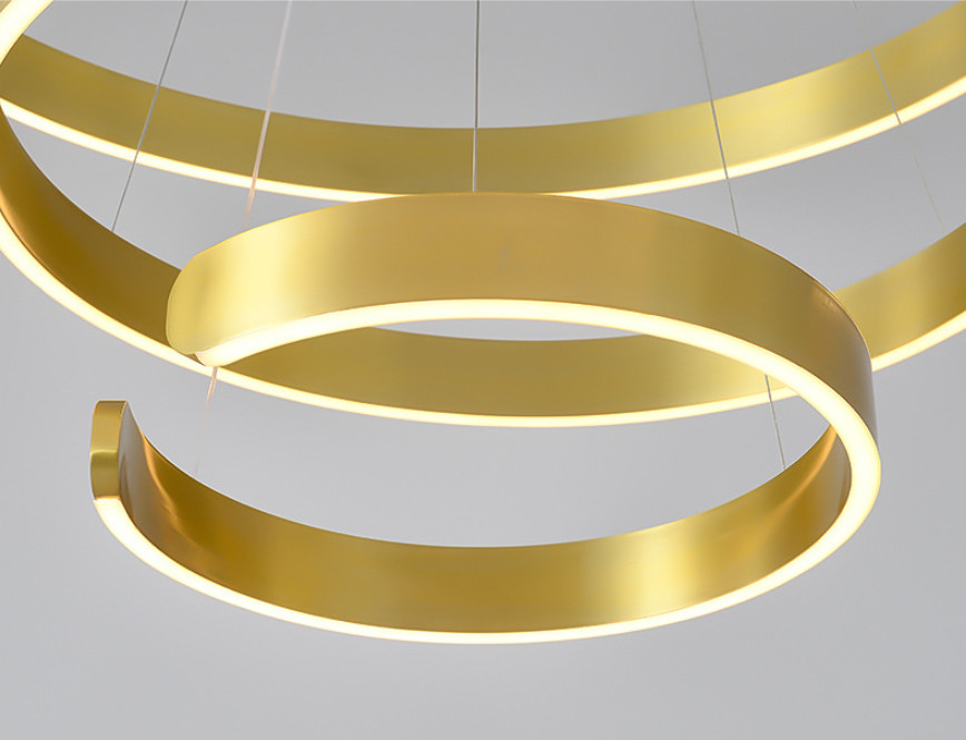 High Quality SMD LED Ring Pendant Light 96W 74W And 50W