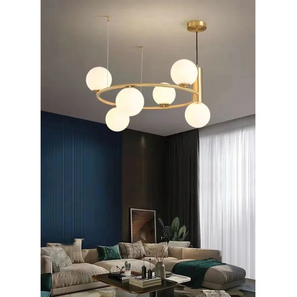 Nordic Magic Bean Galss Chandelier Restaurant Light Glass Ball Pendant Light（WH-AP-673）