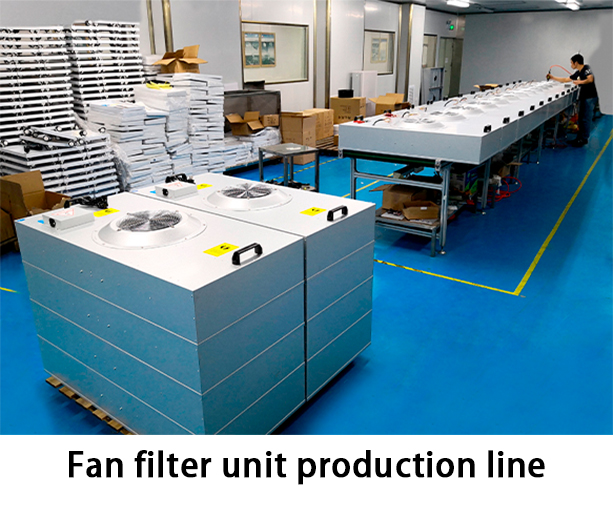 Medical Clean Room Fan Filter Unit 50Hz Streamlined Installation Process