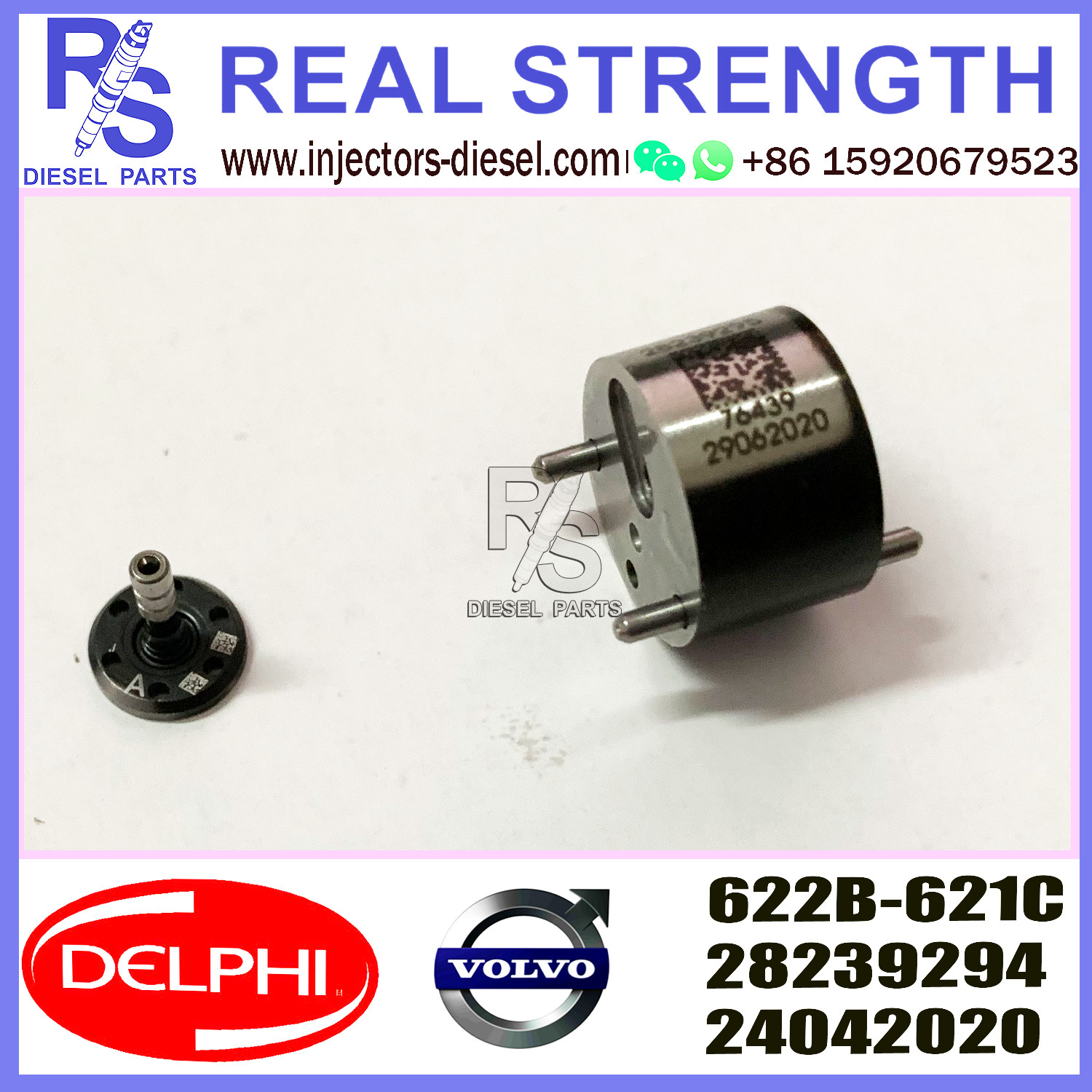 Delphi Common Rail Injector Valve 9308-621C 28239294 9308-622B 28239295 9308-625C