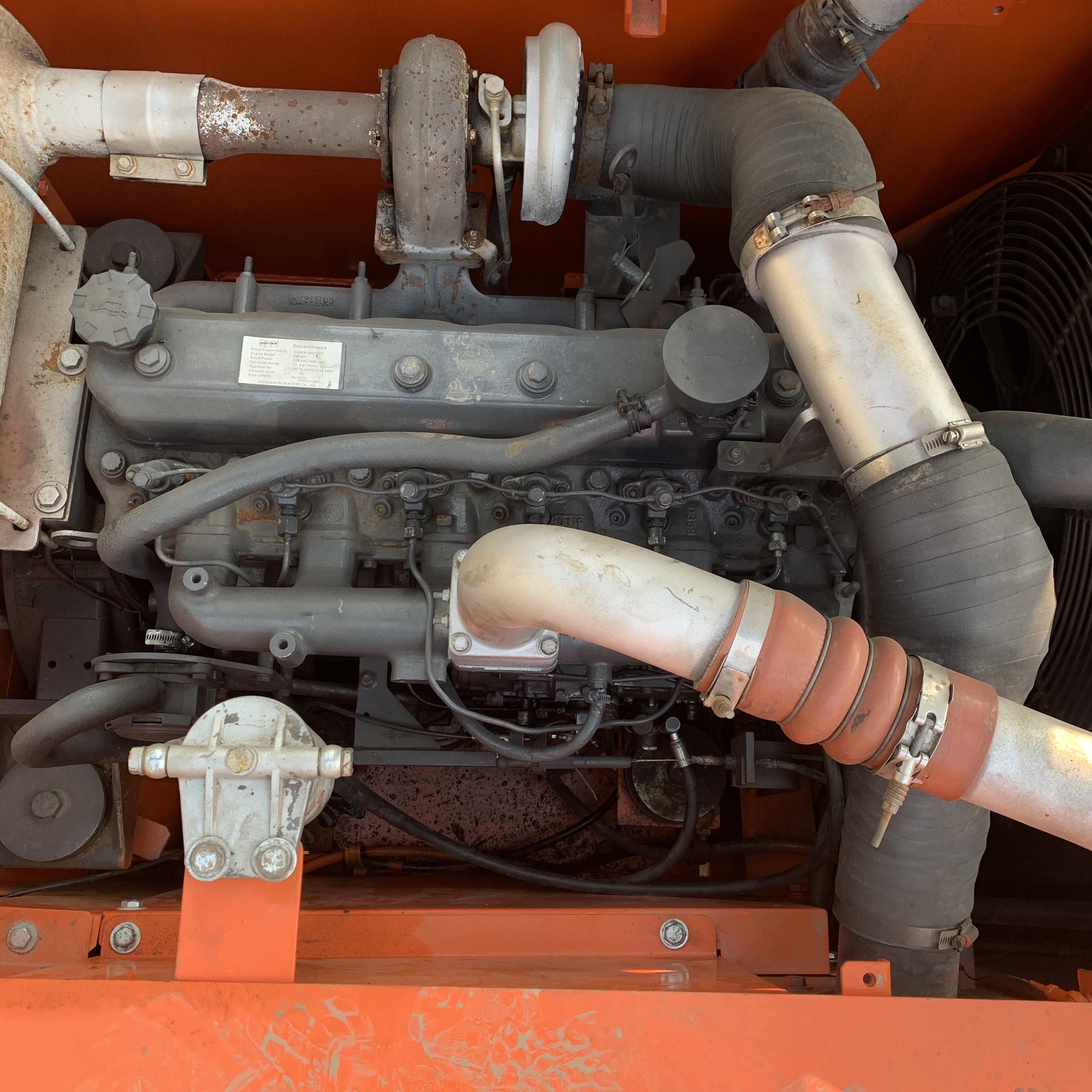Original Doosan DX225 Excavators DX235 DX300 Construction Machinery Hydraulic Crawler Digger