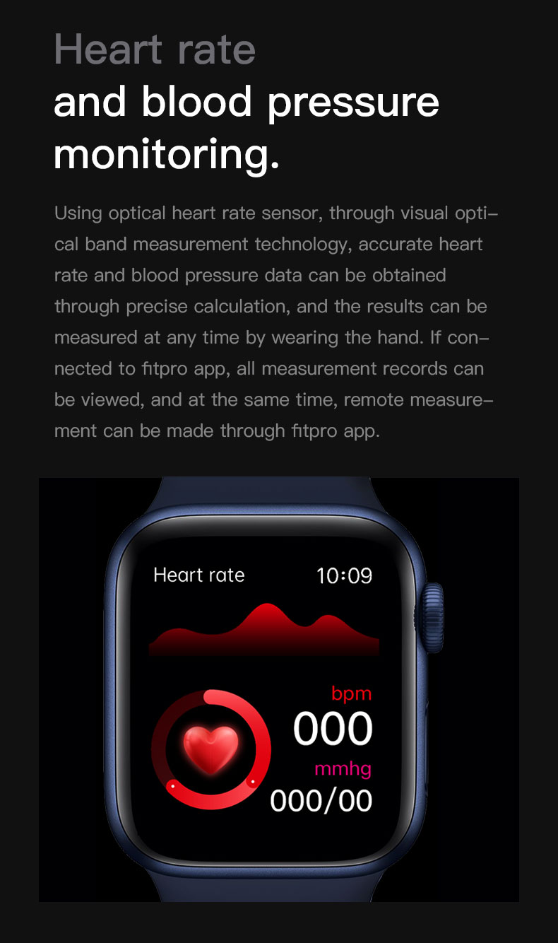 HL75 SmartWatch 160mAh Battery Full Touch Heart Rate Information Reminder