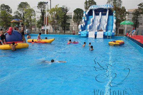 summer durable inflatable water slide for sale