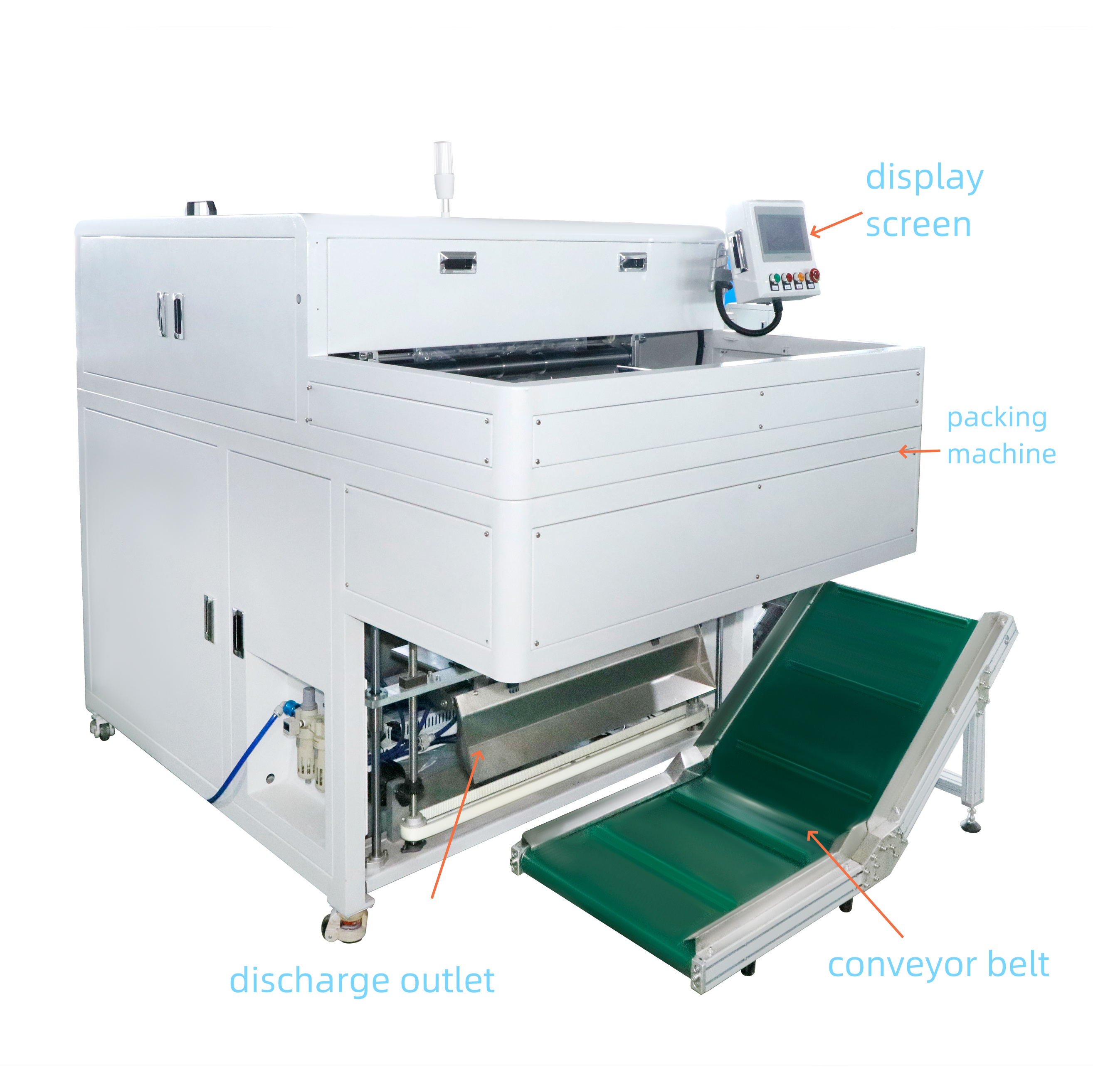 PE Film Automatic Packing Machine For 300-1000mm length Bag
