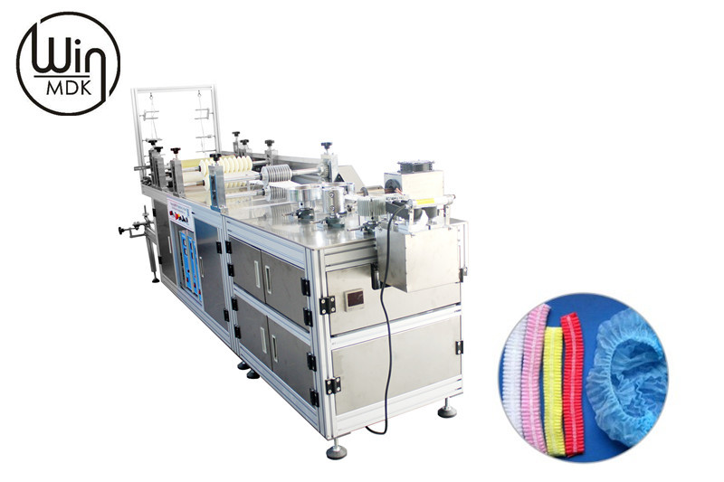 3KW Bouffant Cap Making Machine , 150pcs/Min Shower Cap Making Machine
