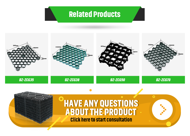Customized Gravel Driveway Ground Reinforcement Grass Grid with Modern Style Design