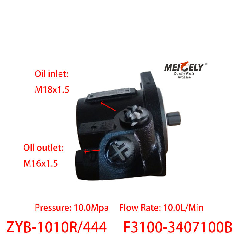 F3100-3407100B Yuchai 4F Vane Pump Right Steering Booster Pump
