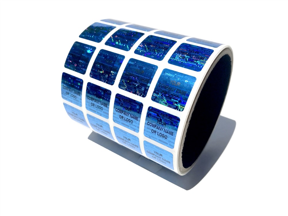 Anti Counterfeit Gold And Silver Security Hologram Stickers