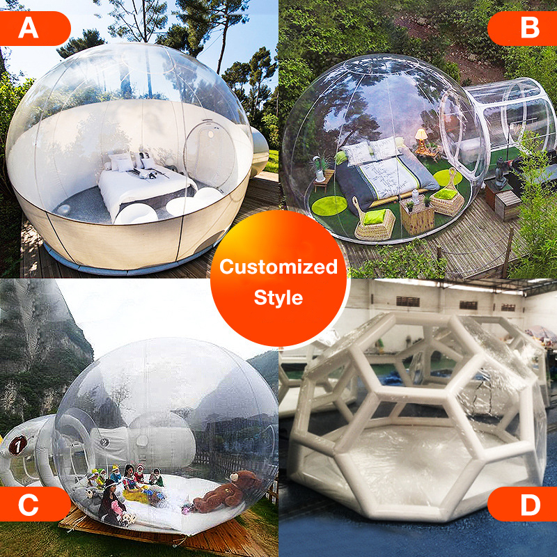 Luxurious Igloo Dome Tent Inflatable Bubble Tent Lodge Party Rental Bubble Balloon House