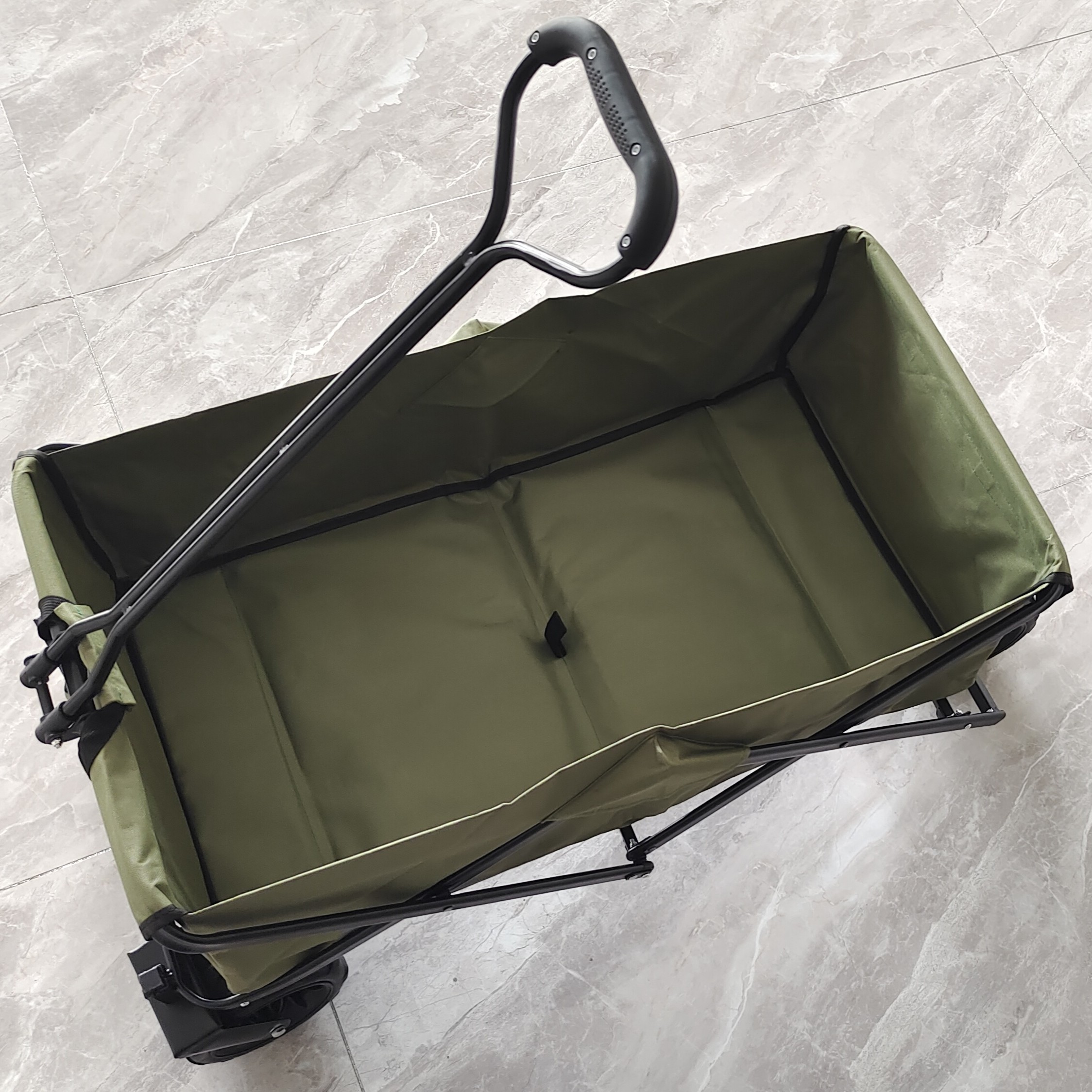 Beach Wagon Cart Grocery Slider Cart Collapsible Utility Folding Wagon Stroller