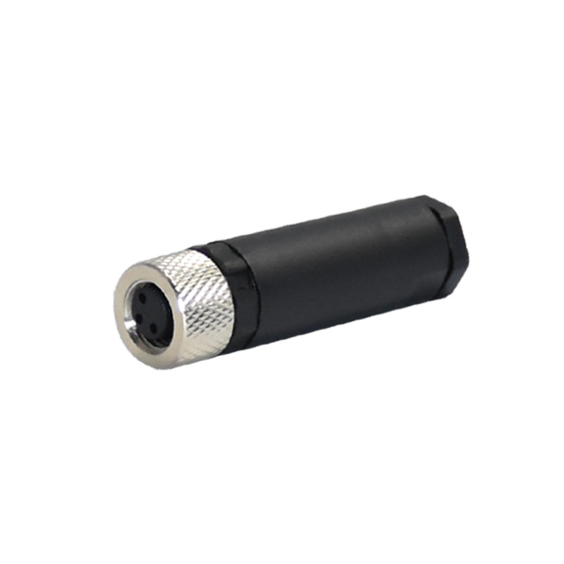 Automation M8 Waterproof Connector 90 Degree Assembly 4 Pin Male To Male Connector