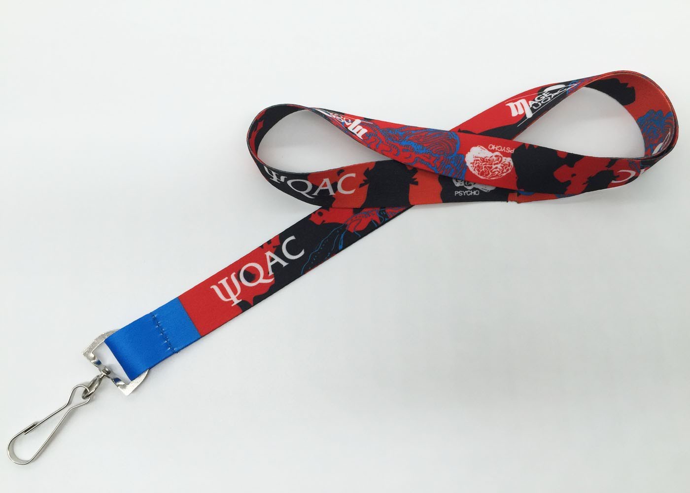 Promotional Sublimation Custom Neck Lanyards / Heat Transfer Print Lanyard