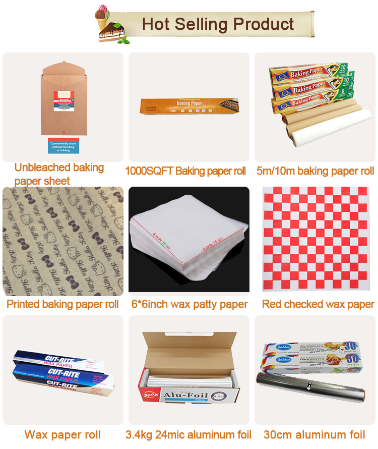 Silicone Coated Baking Parchment Paper Jumbo Roll Unbleached Silicone Coated Nonstick Greaseproof
