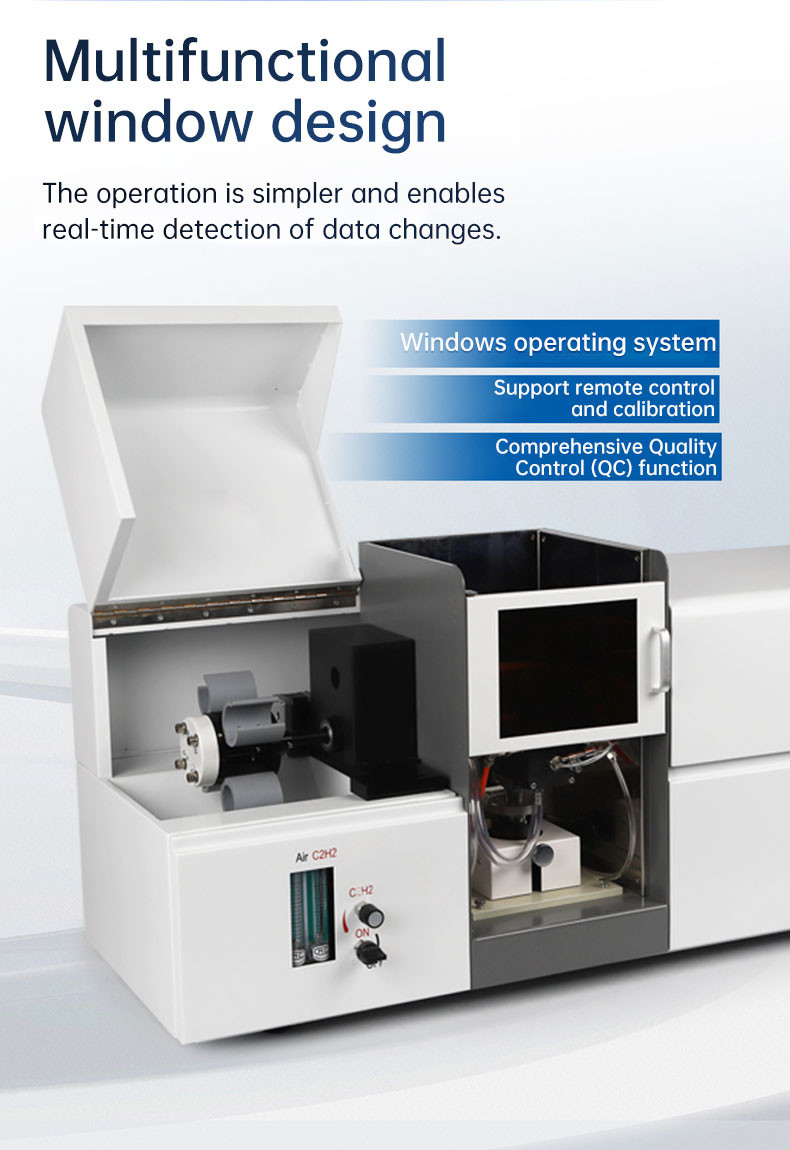 Flame-Graphite Furnace AAS BXT-AAS6H Atomic Absorption Spectrometer Spectrophotometer Mineral Metal Composition Analyzer Tester System