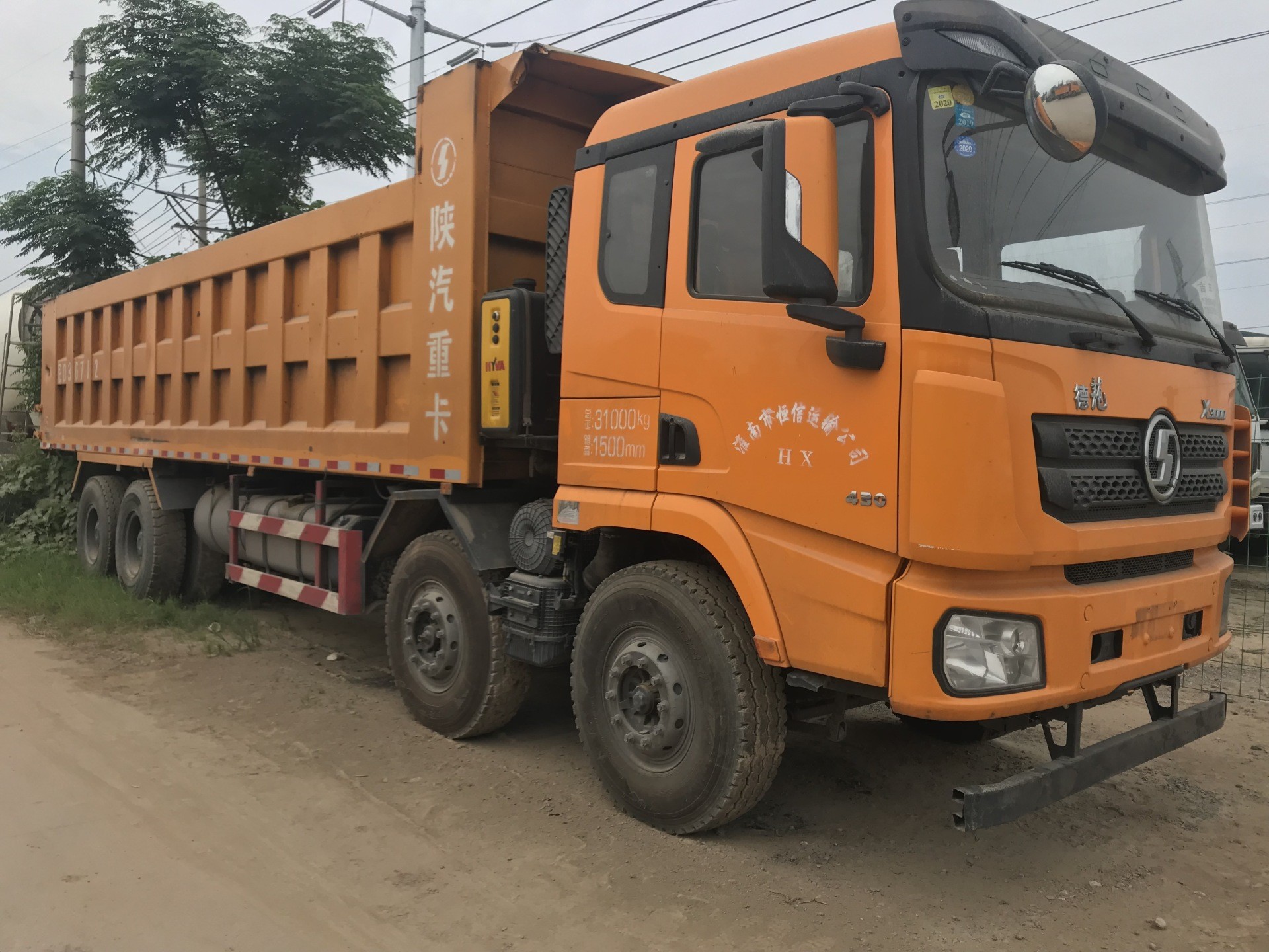 Green SHACMAN Used Diesel Trucks Goods Vehicle Used Shacman Trucks Fire Trucks