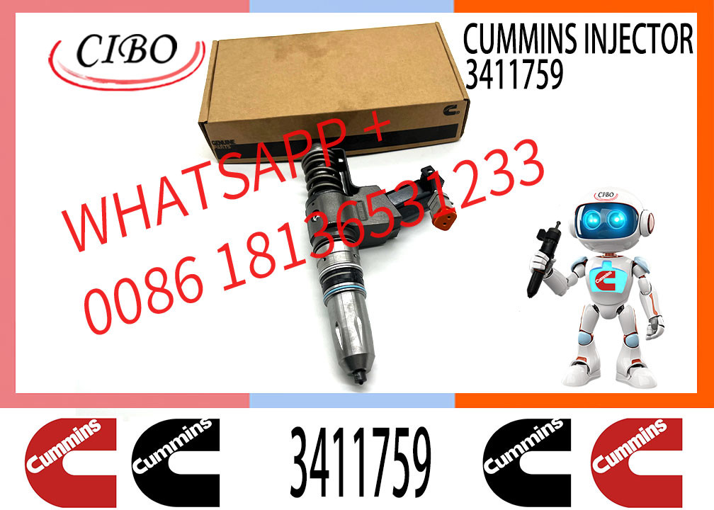 Diesel Fuel Injector N14 Common Rail Injector 3411766 3411691 3411767 4307516N 3411767T 3407776 3087807 341176 3409975