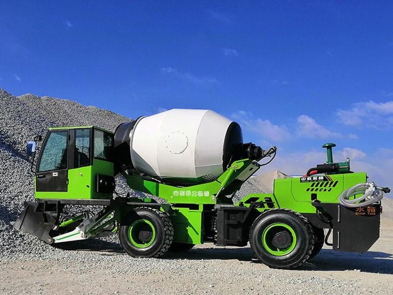 Fast Delivery Concrete Mixer Truck 2 Cubic Concrete Mixer Self Loading Cement Mixer Truck