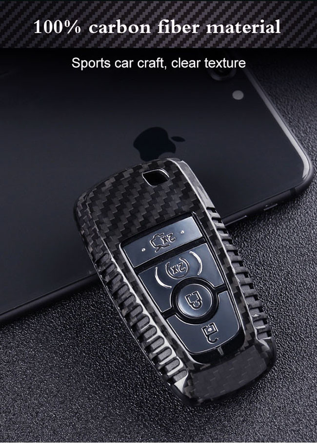 Lightweight Auto Protection Ford Carbon Fibre Car Key Cover