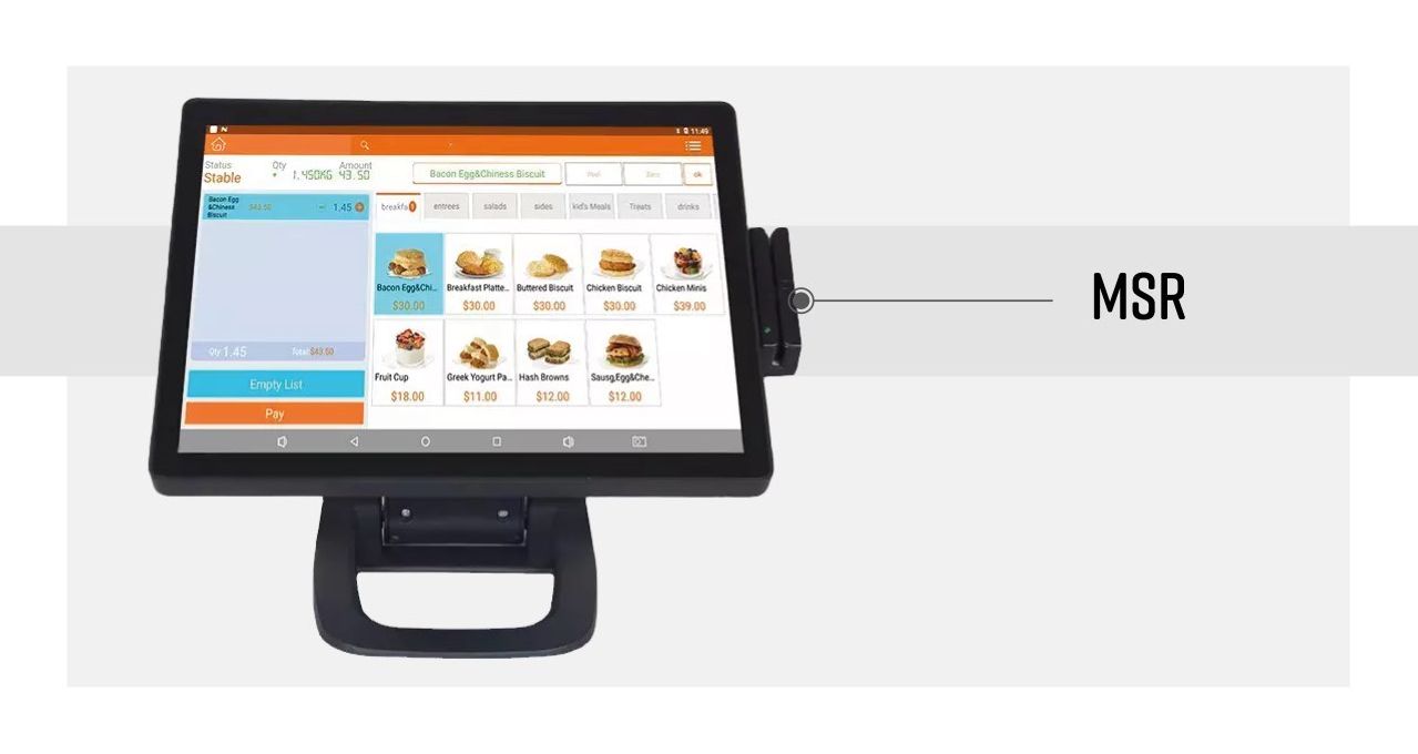 Customer Display LED-8/VFD/12.1"/9.7'' 2nd Display Optional for Retail POS Machine