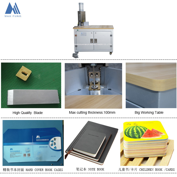 50 Times /Min R3 R12 Hardcover Notebook Round Corner Cutting Machine