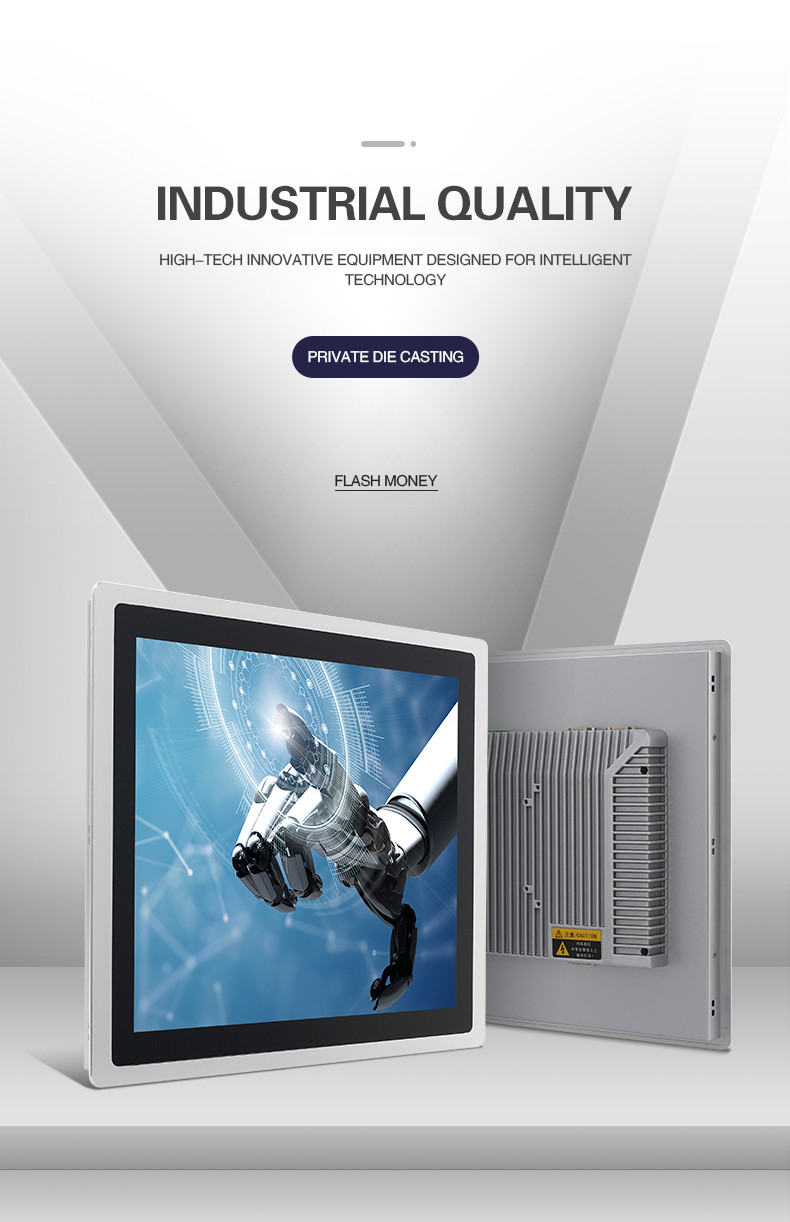 10.4" Embedded All In One Industrial Panel Mounted Touch Screen Pc