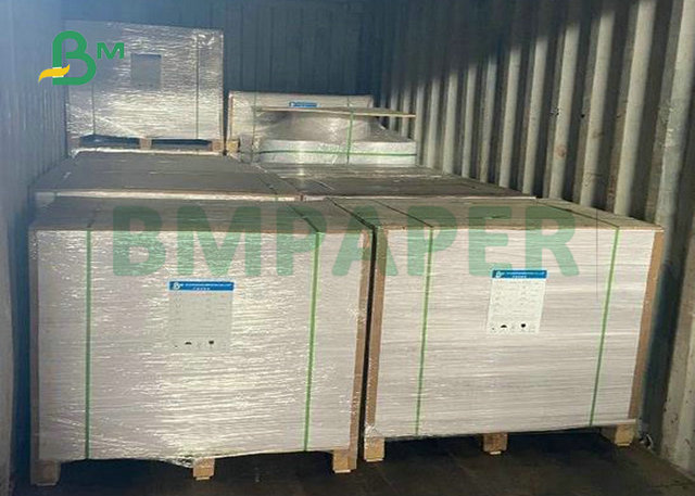 1.2mm 1.5mm 1.8mm Claycoated Board White 2 Side 950 x 1300mm For Gift Carton 