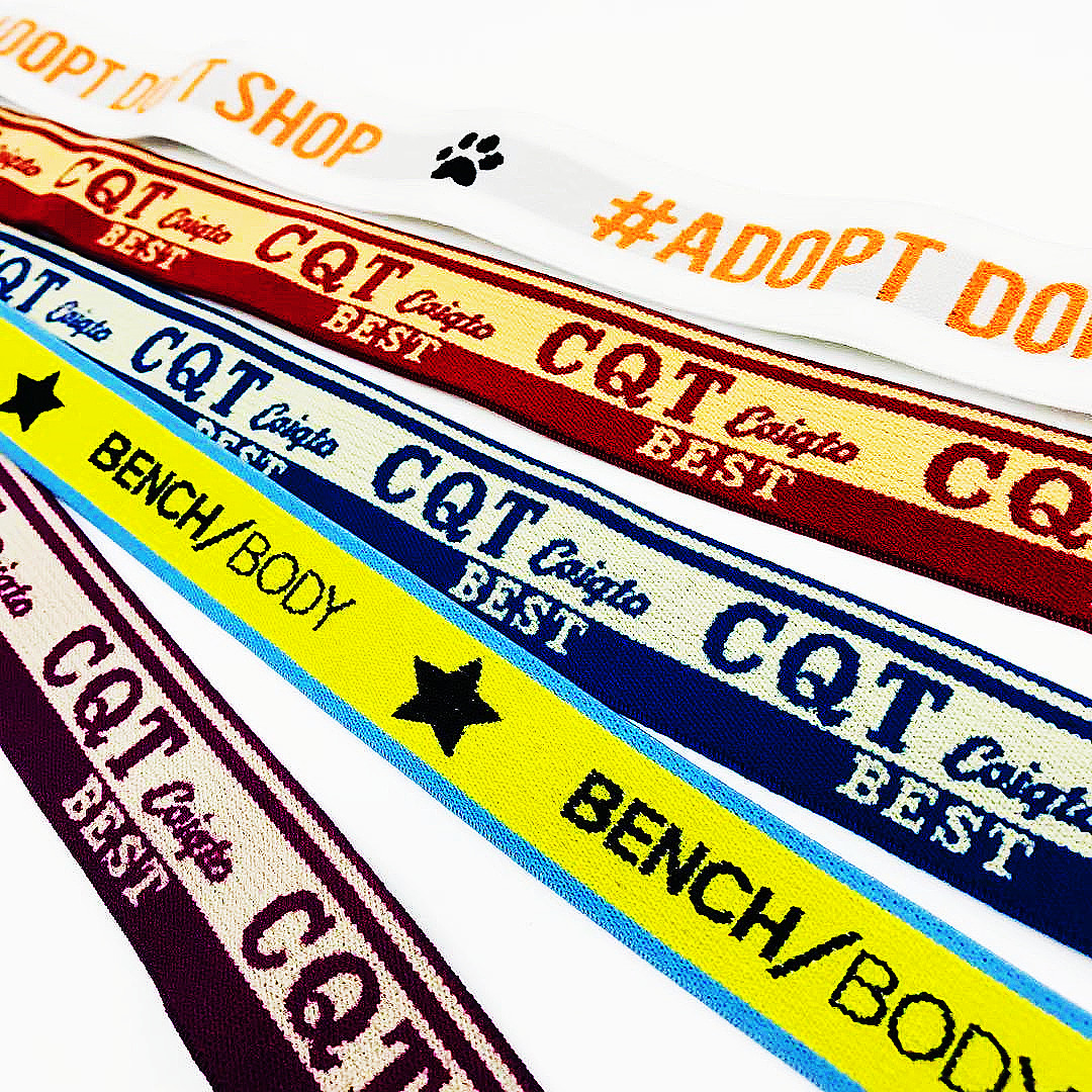 Embossed Elastic Soft Printed Customized Band Underwear Jacquard Woven Shiny Elastic Band For Boxer Waistbands
