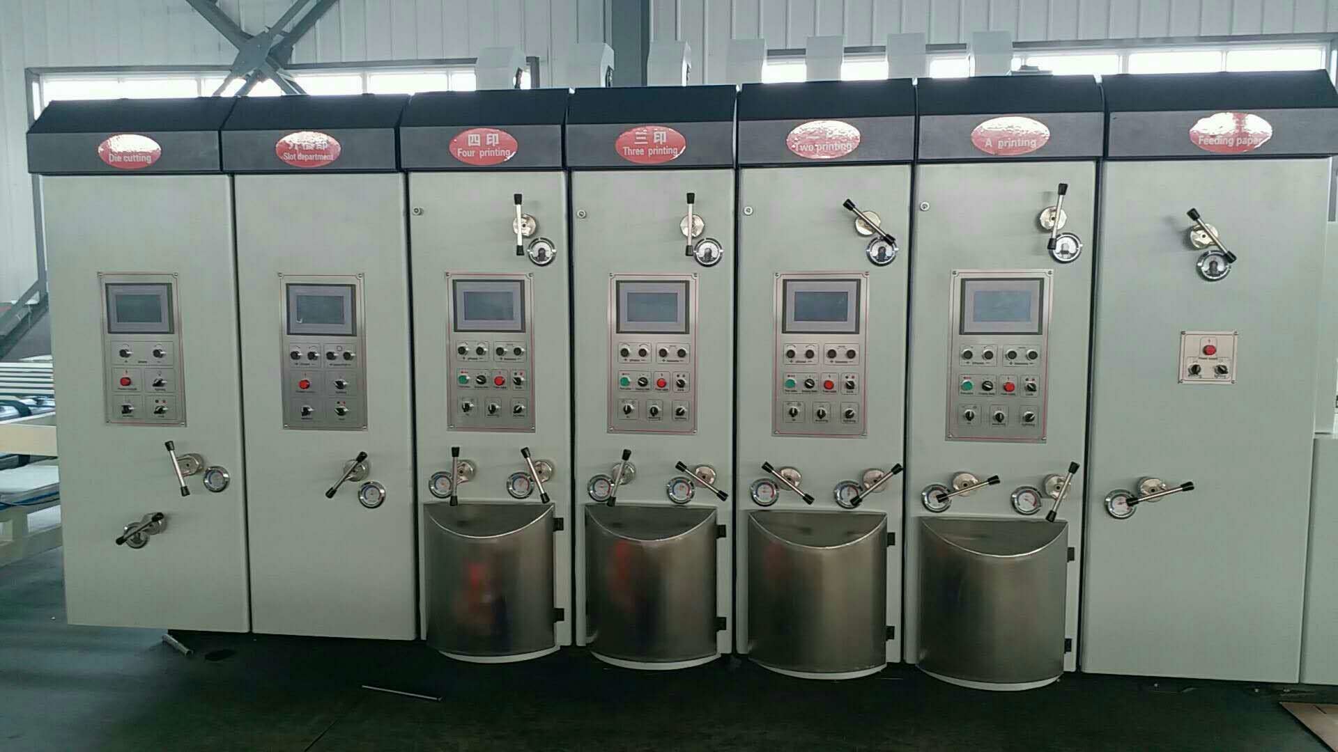 High Precision Flexo Printer Slotter Machine 150 Sheets/Min With Lead Edge Feeding