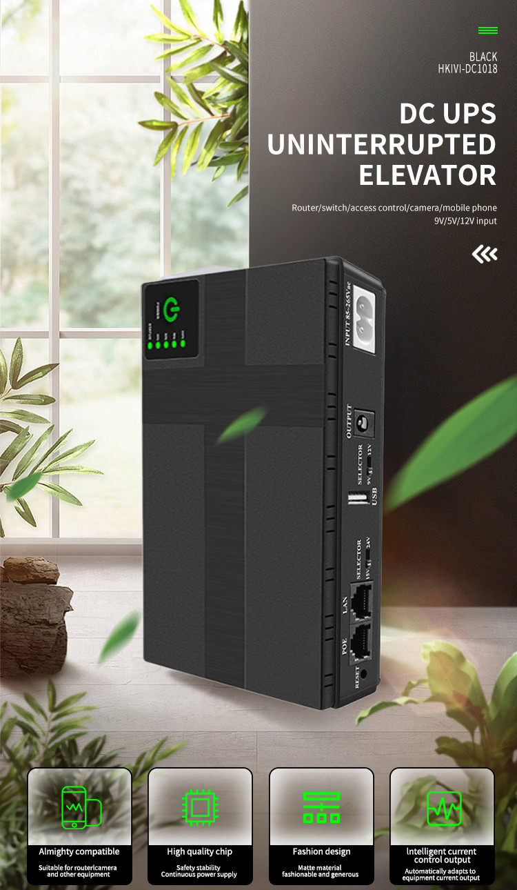 DC Mini Ups 12v 9v 0.6a Router Ups For Modem Force Power Supply 10000mah