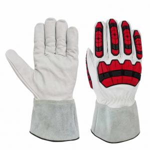Buy cheap A5 Goatskin Shell Cut Resistant Work Gloves Full Anti Cut Liner With Impact Protection product